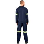Technician 100% Cotton Conti Suit - Reflective Arms & Legs - Yellow Tape - Image 8