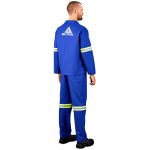 Technician 100% Cotton Conti Suit - Reflective Arms & Legs - Yellow Tape - Image 4
