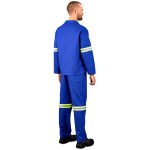 Technician 100% Cotton Conti Suit - Reflective Arms & Legs - Yellow Tape - Image 7