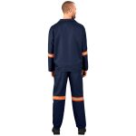 Technician 100% Cotton Conti Suit - Reflective Arms & Legs - Orange Tape - Image 5