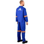 Technician 100% Cotton Conti Suit - Reflective Arms & Legs - Orange Tape - Image 2