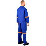 Technician 100% Cotton Conti Suit - Reflective Arms & Legs - Orange Tape - Image 4