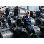 Vintage 100% Cotton Denim Conti Suit - Reflective Arms & Legs - Yellow Tape - Image 5