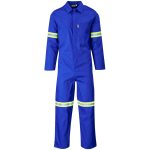 Safety Polycotton Boiler Suit - Reflective Arms & Legs - Yellow Tape - Image 9