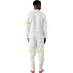 Safety Polycotton Boiler Suit - Reflective Arms & Legs - Yellow Tape - Image 6