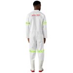 Safety Polycotton Boiler Suit - Reflective Arms & Legs - Yellow Tape - Image 5