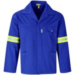 Site Premium Polycotton Jacket - Reflective Arms - Yellow Tape - Image 11