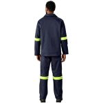 Artisan Premium 100% Cotton Jacket - Reflective Arms - Yellow Tape - Image 14