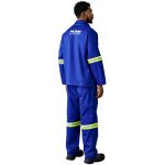 Artisan Premium 100% Cotton Jacket - Reflective Arms - Yellow Tape - Image 25