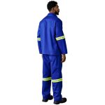 Artisan Premium 100% Cotton Jacket - Reflective Arms - Yellow Tape - Image 16