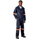 Artisan Premium 100% Cotton Jacket - Reflective Arms & Back - Orange Tape - Image 8