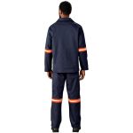 Artisan Premium 100% Cotton Pants - Reflective Legs - Orange Tape - Image 7