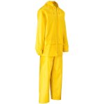 Weather Polyester/PVC Rainsuit - Yellow - Image 4