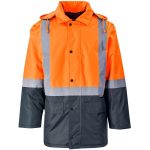 Hazard Padded Two-Tone Hi-Viz Reflective Jacket - Image 25