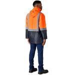 Hazard Padded Two-Tone Hi-Viz Reflective Jacket - Image 2