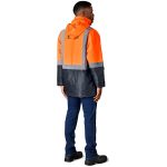 Hazard Padded Two-Tone Hi-Viz Reflective Jacket - Image 3