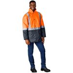 Hazard Padded Two-Tone Hi-Viz Reflective Jacket - Image 7