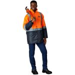 Hazard Padded Two-Tone Hi-Viz Reflective Jacket - Image 18