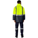 Hazard Padded Two-Tone Hi-Viz Reflective Jacket - Image 9