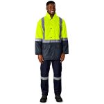 Hazard Padded Two-Tone Hi-Viz Reflective Jacket - Image 22