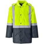 Hazard Padded Two-Tone Hi-Viz Reflective Jacket - Image 26