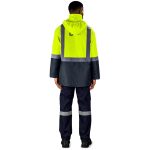 Hazard Padded Two-Tone Hi-Viz Reflective Jacket - Image 6