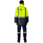 Hazard Padded Two-Tone Hi-Viz Reflective Jacket - Image 21