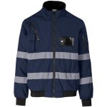 Techno Padded Hi-Viz Reflective Bunny Jacket - Image 9
