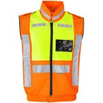 Metro Two-Tone Hi-Viz Reflective Zip-Off Jacket - Image 8