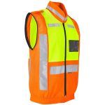 Metro Two-Tone Hi-Viz Reflective Zip-Off Jacket - Image 2