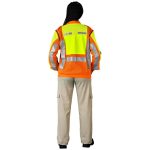 Metro Two-Tone Hi-Viz Reflective Zip-Off Jacket - Image 24