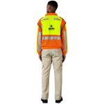 Metro Two-Tone Hi-Viz Reflective Zip-Off Jacket - Image 5