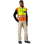Metro Two-Tone Hi-Viz Reflective Zip-Off Jacket - Image 4