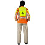 Metro Two-Tone Hi-Viz Reflective Zip-Off Jacket - Image 3