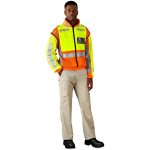 Metro Two-Tone Hi-Viz Reflective Zip-Off Jacket - Image 10