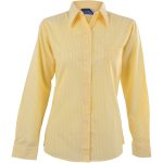 Ladies Long Sleeve Drew Shirt - Yellow