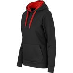 Ladies Solo Hooded Sweater - Red - Image 3