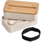 Okiyo Dura Wheat Straw & Bamboo Lunch Box Set - Image 5