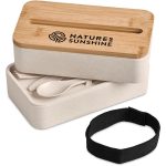 Okiyo Dura Wheat Straw & Bamboo Lunch Box Set - Image 6