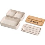 Okiyo Dura Wheat Straw & Bamboo Lunch Box Set - Image 7
