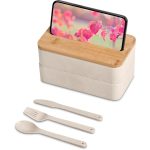 Okiyo Dura Wheat Straw & Bamboo Lunch Box Set - Image 8
