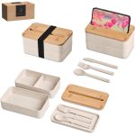Okiyo Dura Wheat Straw & Bamboo Lunch Box Set - Image 17