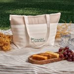 Okiyo Arshi Cotton & Jute 12 Can Lunch Cooler - Image 2