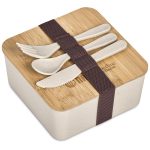 Okiyo Wani Wheat Straw & Bamboo Lunch Box - Image 5