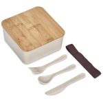 Okiyo Wani Wheat Straw & Bamboo Lunch Box - Image 8