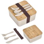 Okiyo Wani Wheat Straw & Bamboo Lunch Box - Image 4