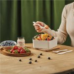 Okiyo Wani Wheat Straw & Bamboo Lunch Box - Image 2