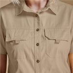 Ladies Short Sleeve Mawenzi Twill Shirt - Image 9