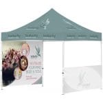 Ovation Sublimated Gazebo 3m X 3m - 1 Half-Wall Skin - 1 Full-Wall Skin - Image 4