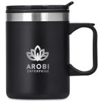 Kooshty Angelo Stainless Steel & Plastic Double-Wall Mug – 360ml - Image 4